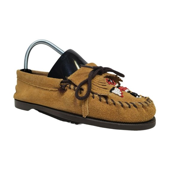 Minnetonka Shoes - MINNETONKA Thunderbird Moccasin Flat Shoe